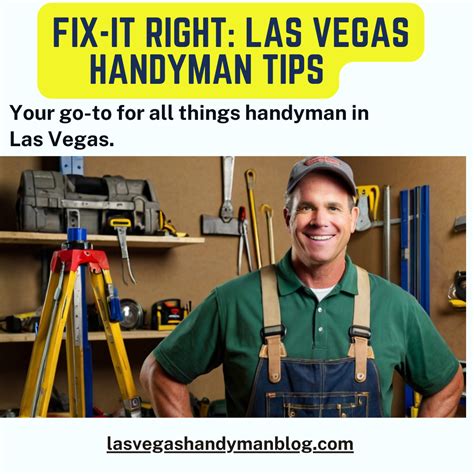 dependable handyman service las vegas.